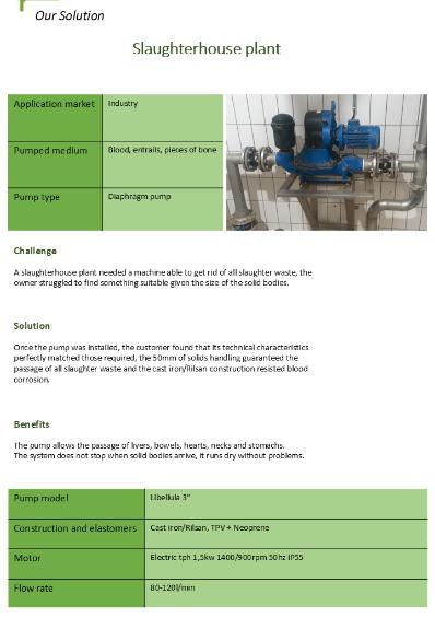 Our solution - Slaughterhouse plant